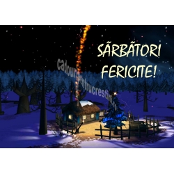 Felicitare de iarna, Sarbatori fericite!